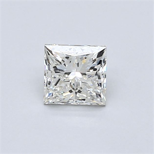 Picture of Natural Diamond 0.60 Carats, Princess with  Cut, I Color, VVS1 Clarity and Certified by GIA