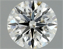 Diamante Natural 0.42 quilates, Redondo , Color E, claridad VS1 y certificado GIA