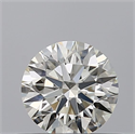 Natural Diamond 0.41 Carats, Round with Excellent Cut, I Color, IF Clarity and Certified by IGI
