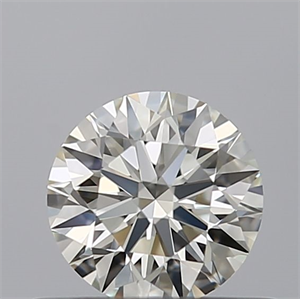 Picture of Natural Diamond 0.41 Carats, Round with Excellent Cut, I Color, IF Clarity and Certified by IGI