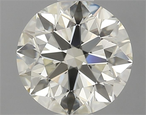 Foto Diamante Natural 0.70 quilates, Redondo , Color K, claridad VVS2 y certificado IGI de