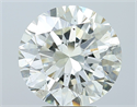 Diamante Natural 4.02 quilates, Redondo , Color L, claridad SI2 y certificado GIA