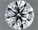Diamante Natural 0.90 quilates, Redondo , Color F, claridad SI1 y certificado IGI
