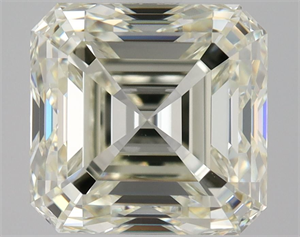 Foto Diamante Natural 2.01 quilates, Asscher , Color M, claridad VVS1 y certificado GIA de
