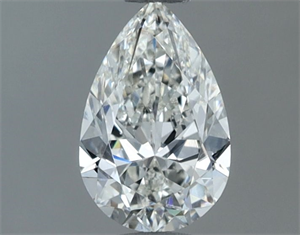 Picture of Natural Diamond 0.60 Carats, Pear with  Cut, H Color, VS2 Clarity and Certified by GIA