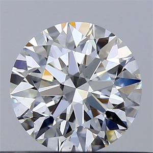 Picture of Natural Diamond 0.40 Carats, Round with Excellent Cut, F Color, VS1 Clarity and Certified by GIA