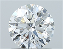 Natural Diamond 0.85 Carats, Round with Excellent Cut, E Color, SI1 Clarity and Certified by GIA