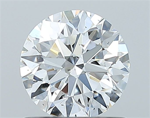 Picture of Natural Diamond 0.85 Carats, Round with Excellent Cut, E Color, SI1 Clarity and Certified by GIA