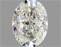 Natural Diamond 0.90 Carats, Oval with  Cut, G Color, VS2 Clarity and Certified by GIA