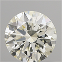 Natural Diamond 0.71 Carats, Round with Excellent Cut, K Color, VS2 Clarity and Certified by IGI