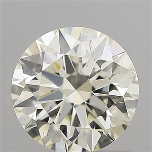 Picture of Natural Diamond 0.71 Carats, Round with Excellent Cut, K Color, VS2 Clarity and Certified by IGI