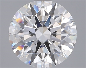Picture of Lab Grown Diamond 3.04 Carats, Round with Ideal Cut, E Color, VVS2 Clarity and Certified by IGI