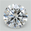 Del inventario de diamantes de laboratorio, 2.21 quilates, Redondo , Color D, claridad VVS1 y certificado GIA
