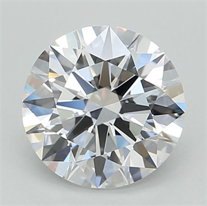 Picture of Lab Grown Diamond 2.21 Carats, Round with Excellent Cut, D Color, VVS1 Clarity and Certified by GIA