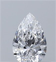 Natural Diamond 0.33 Carats, Pear with  Cut, D Color, VS2 Clarity and Certified by GIA