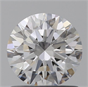 Lab Grown Diamond 0.90 Carats, Round with Ideal Cut, E Color, VVS1 Clarity and Certified by IGI