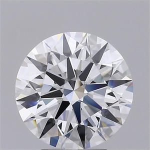 Picture of Lab Grown Diamond 3.70 Carats, Round with Ideal Cut, E Color, VS1 Clarity and Certified by IGI