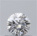 Natural Diamond 0.45 Carats, Round with Excellent Cut, E Color, VVS2 Clarity and Certified by GIA