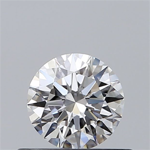 Picture of Natural Diamond 0.45 Carats, Round with Excellent Cut, E Color, VVS2 Clarity and Certified by GIA