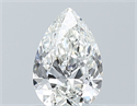 Diamante Natural 0.70 quilates, De pera , Color F, claridad VVS1 y certificado GIA