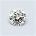 Diamante Natural 0.51 quilates, Redondo , Color M, claridad VVS1 y certificado GIA