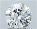 Natural Diamond 0.89 Carats, Round with Excellent Cut, G Color, SI1 Clarity and Certified by GIA