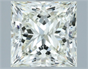Diamante Natural 3.01 quilates, Princesa , Color J, claridad VVS1 y certificado IGI
