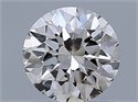 Natural Diamond 1.01 Carats, Round with Excellent Cut, K Color, VVS1 Clarity and Certified by GIA
