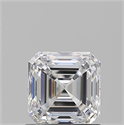 Natural Diamond 1.01 Carats, Asscher with  Cut, D Color, VVS1 Clarity and Certified by GIA