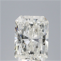 Natural Diamond 0.55 Carats, Radiant with  Cut, G Color, VVS1 Clarity and Certified by GIA