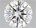 Lab Grown Diamond 5.06 Carats, Round with Ideal Cut, D Color, VVS2 Clarity and Certified by IGI