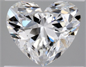 Natural Diamond 2.02 Carats, Heart with  Cut, F Color, VS2 Clarity and Certified by GIA