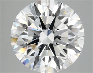Picture of Lab Grown Diamond 5.09 Carats, Round with Ideal Cut, E Color, VVS2 Clarity and Certified by IGI