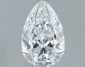 Picture of Natural Diamond 0.72 Carats, Pear with  Cut, E Color, VS2 Clarity and Certified by GIA