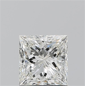 Picture of Natural Diamond 1.00 Carats, Princess with  Cut, H Color, VVS2 Clarity and Certified by GIA