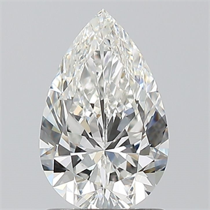 Picture of Natural Diamond 1.20 Carats, Pear with  Cut, G Color, VVS1 Clarity and Certified by GIA