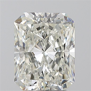 Foto Diamante Natural 2.01 quilates, Radiante , Color J, claridad SI1 y certificado GIA de