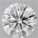 Lab Grown Diamond 5.03 Carats, Round with Excellent Cut, E Color, VVS2 Clarity and Certified by IGI