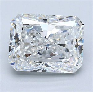 Picture of Natural Diamond 4.01 Carats, Radiant with  Cut, F Color, VVS1 Clarity and Certified by GIA