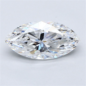 Picture of Natural Diamond 2.02 Carats, Marquise with  Cut, D Color, VVS2 Clarity and Certified by GIA