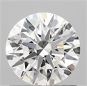 Lab Grown Diamond 1.05 Carats, Round with Ideal Cut, D Color, VVS1 Clarity and Certified by IGI