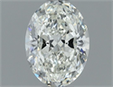 Natural Diamond 0.70 Carats, Oval with  Cut, H Color, VS1 Clarity and Certified by IGI