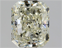 Natural Diamond 1.51 Carats, Radiant with  Cut, M Color, SI2 Clarity and Certified by GIA
