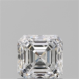 Picture of Natural Diamond 1.01 Carats, Asscher with  Cut, E Color, VS1 Clarity and Certified by GIA