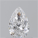 Diamante Natural 0.50 quilates, De pera , Color D, claridad VS2 y certificado GIA