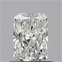 Diamante Natural 0.70 quilates, Radiante , Color F, claridad VVS2 y certificado GIA