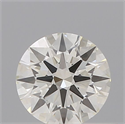 Natural Diamond 0.45 Carats, Round with Excellent Cut, I Color, VVS2 Clarity and Certified by IGI