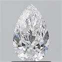 Natural Diamond 0.90 Carats, Pear with  Cut, D Color, VS2 Clarity and Certified by GIA