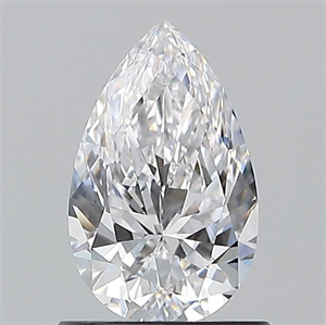 Picture of Natural Diamond 0.90 Carats, Pear with  Cut, D Color, VS2 Clarity and Certified by GIA