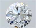 Natural Diamond 1.00 Carats, Round with Very Good Cut, E Color, SI1 Clarity and Certified by GIA